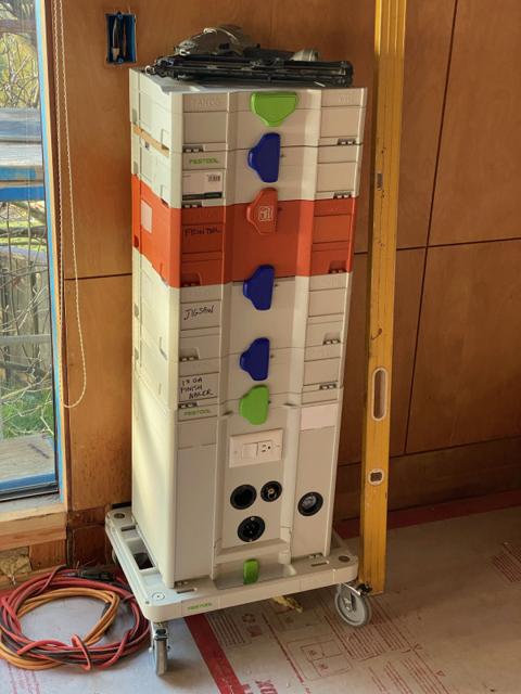 Trim job Systainer stack