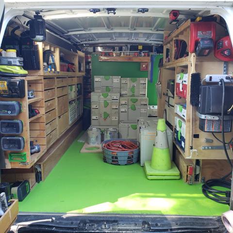 Workvan Inspired by Ron Paulk