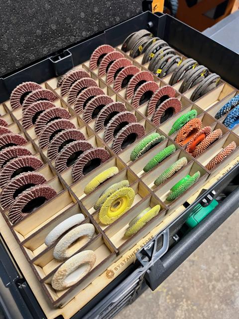 Power Carving Discs in Systainers
