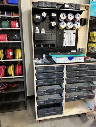 Organized corner with Organizers