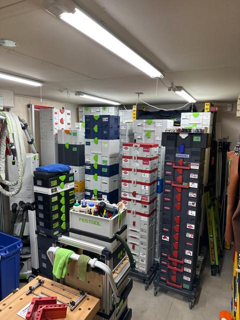 Small Shop Systainer Organization