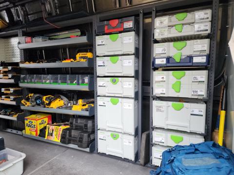 Bott SmartVan with DeWalt