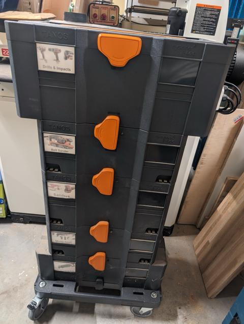 Stack of Systainers for RIDGID Tools