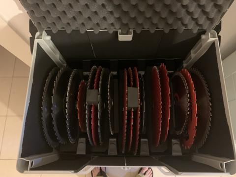 Saw Blade Storage in a Systainer