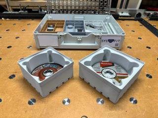Systainer³ Organizer inserts for Grinding and Cut-Off Wheels