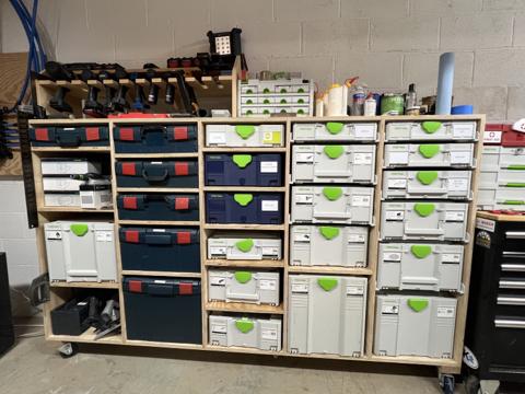 Plywood Rack for Systainers and L-Boxx