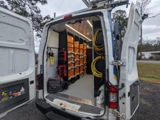 Deep Orange in a Nissan Van