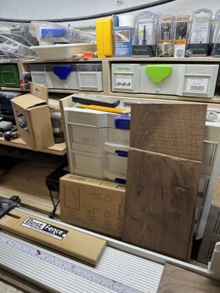 Systainers on a Workbench