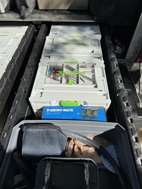 Systainers in a Decked truck bed storage – photo 2