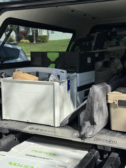 Systainers in a Decked truck bed storage – photo 3