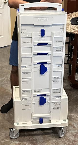 An Anesthesiologist Systainer Stack