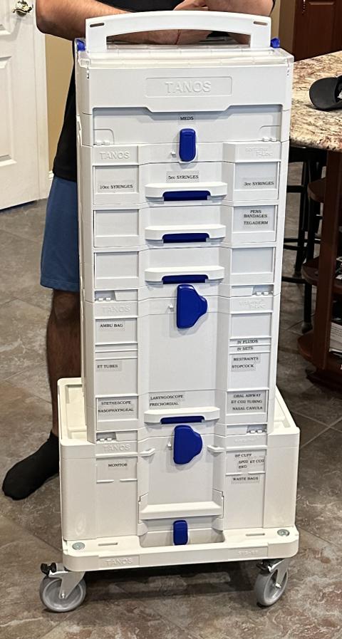 An Anesthesiologist Systainer Stack