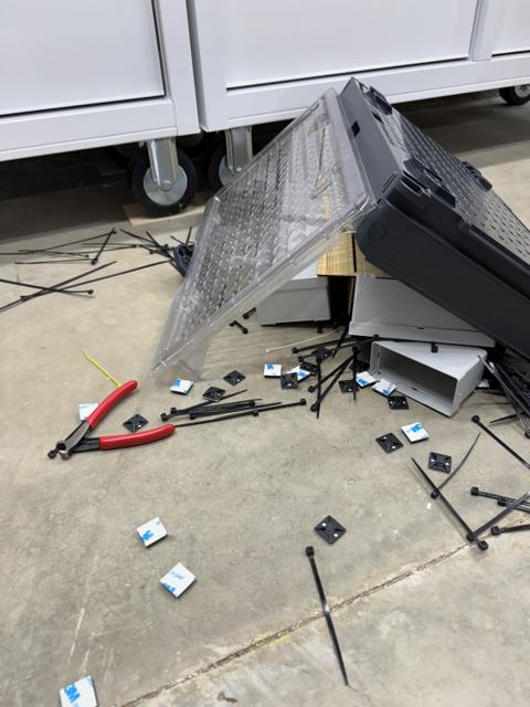 Spilled Cable Ties