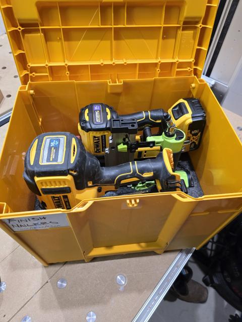 A trio of nail guns in a Systainer³ M 337