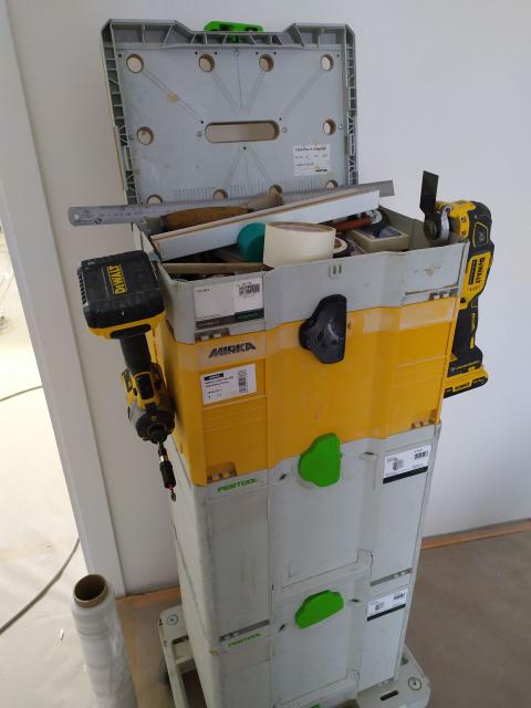 Systainer Stacks at a Remodel