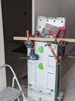 Systainer Stack at New Construction