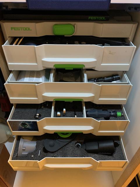 4 Drawer SYS-Sort fitout