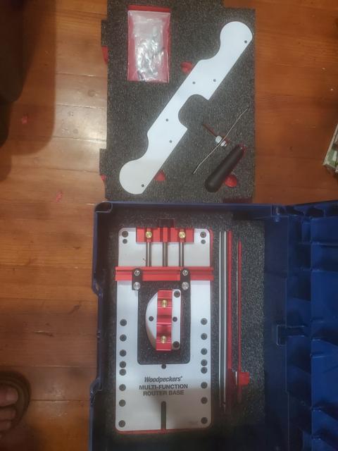 Woodpeckers router attachments in a Systainer