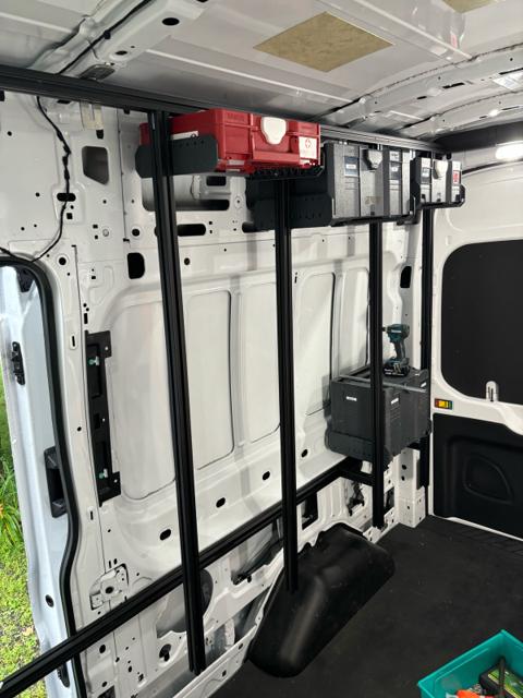 Extrusions + Bott for a van fitout