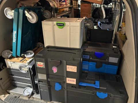 What fits in a small vehicle?