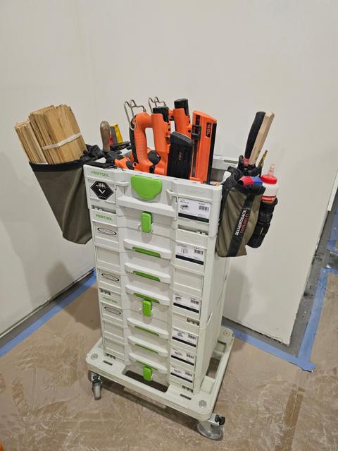 Systainer Stack for Finishing Work