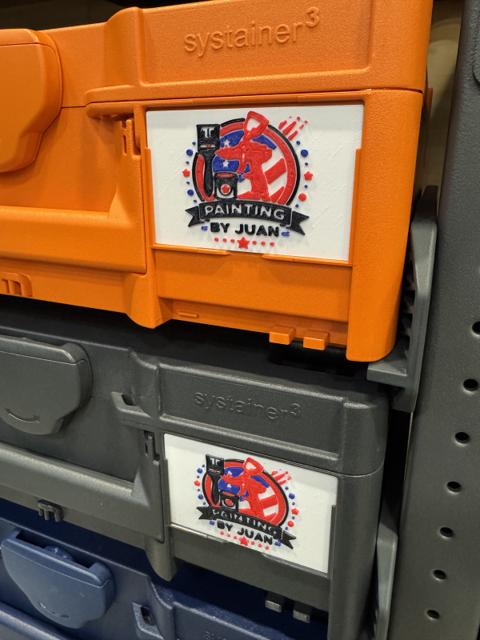 3D Printed Systainer Labels