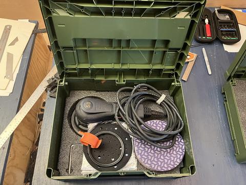 Sander in Olive Green Systainer