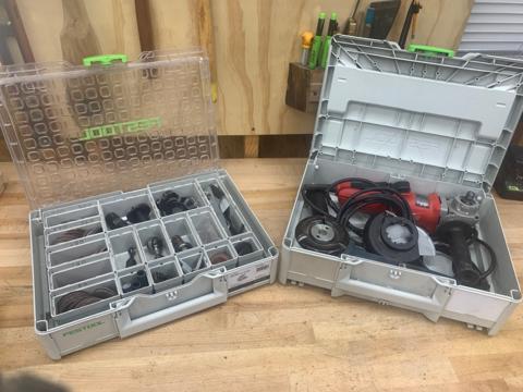 Power Carving Tools Organized