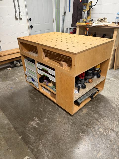 Maple Plywood Workbench and Systainer