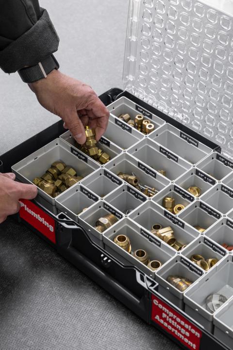 Organizer with 3D Printed Labels