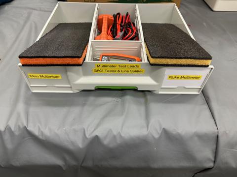 Multimeters in Sortainer/3 Drawer