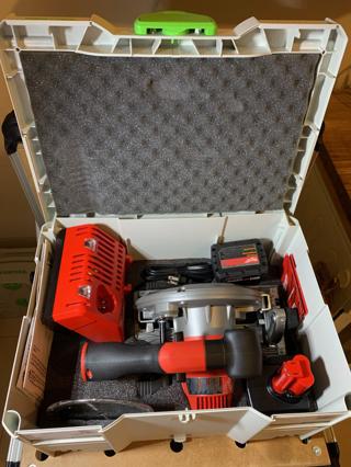 Milwaukee M12 circular saw Systainer