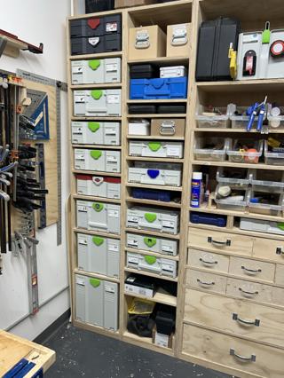 Plywood Shelves for Systainers