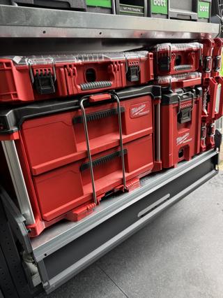 Packout in a Bott Deep Drop Front Shelf