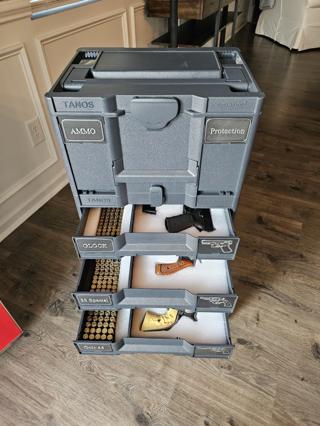 Gun Systainer Stack Ready for the Range