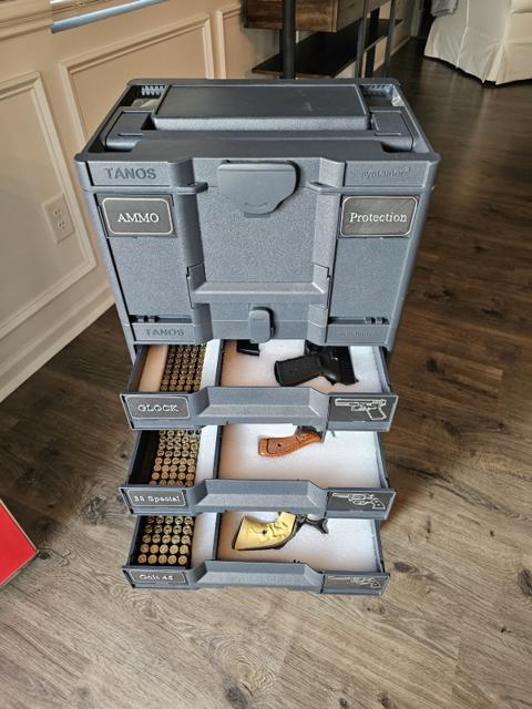 Gun Systainer Stack Ready for the Range