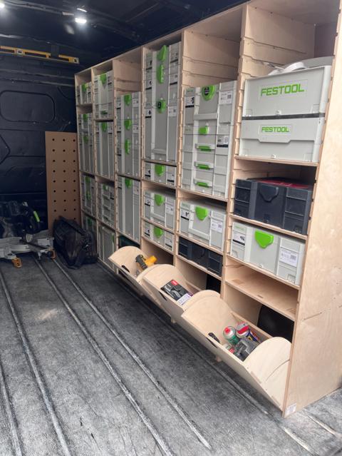 Karvd CNC — Custom Van Builds Built Around Systainer