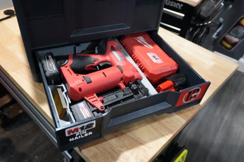 Milwaukee M12 Pin Nailer Systainer Insert by 10-Spot Tools