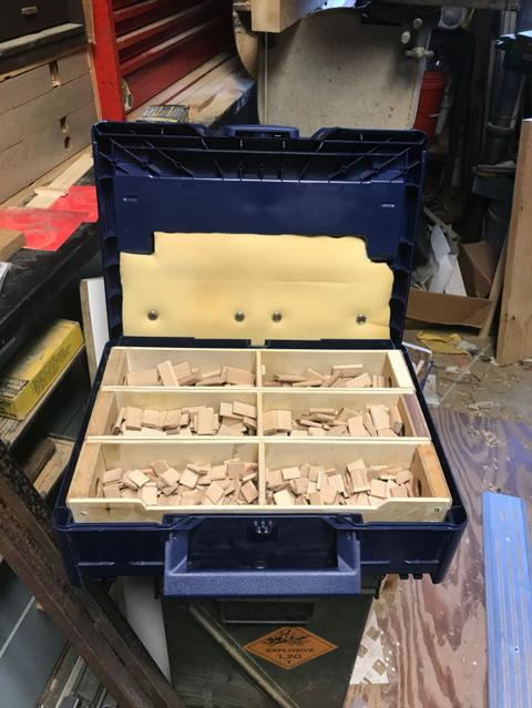 Wood Inserts for Festool Dominoes in a Systainer³ M 137
