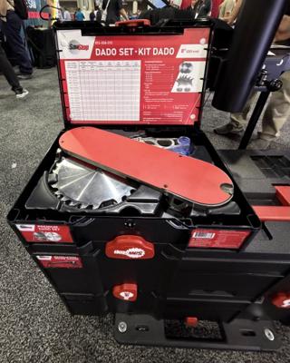 SawStop at IWF, Where the Case Is Part of the Product