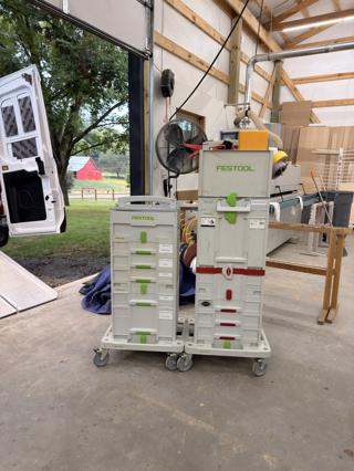 Two Stacks, Ready to Roll for Installs