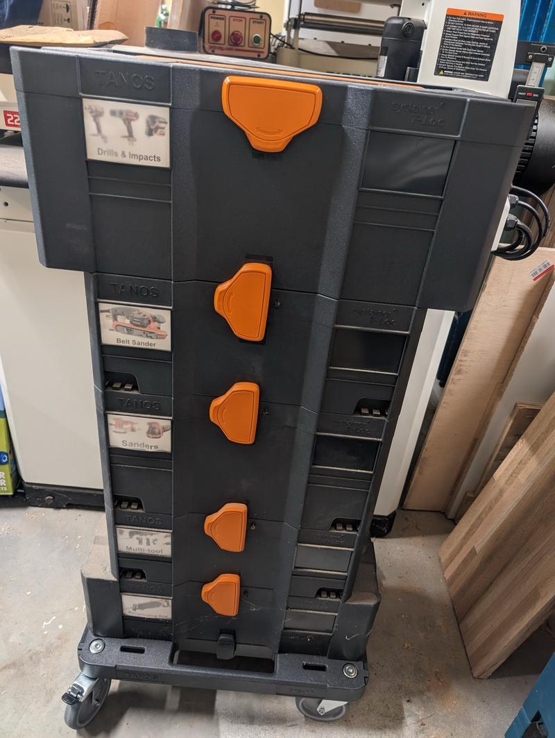 Stack of Systainers for Rigid tools