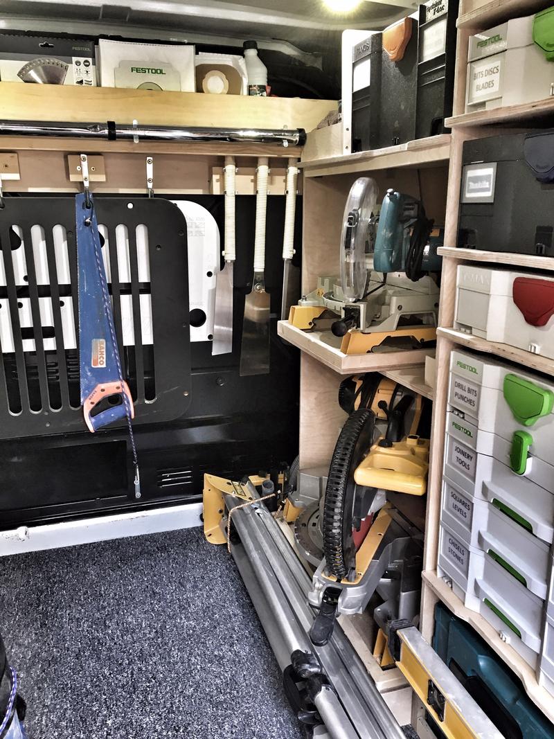 UK Ford Transit with Custom Fitout