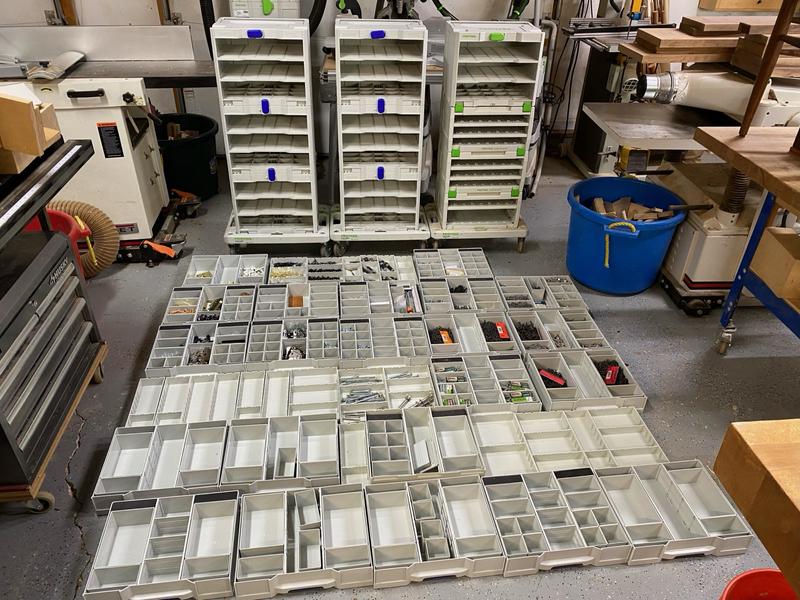 Parts Drawers to SYS-Sorts