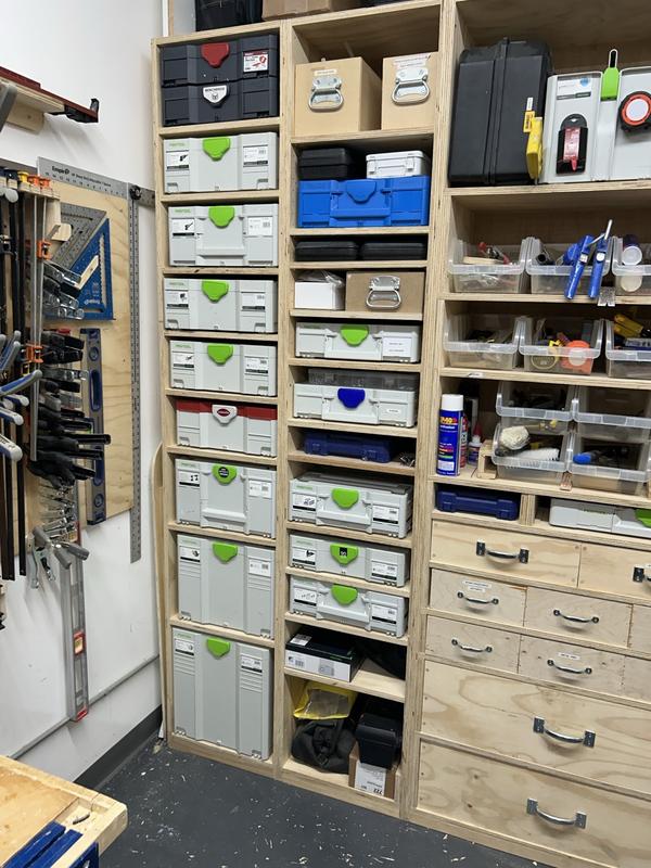 Plywood Shelves for Systainers