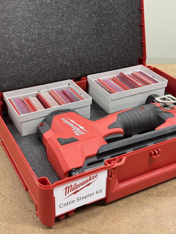 Milwaukee Cable Stapler Systainer Fitout