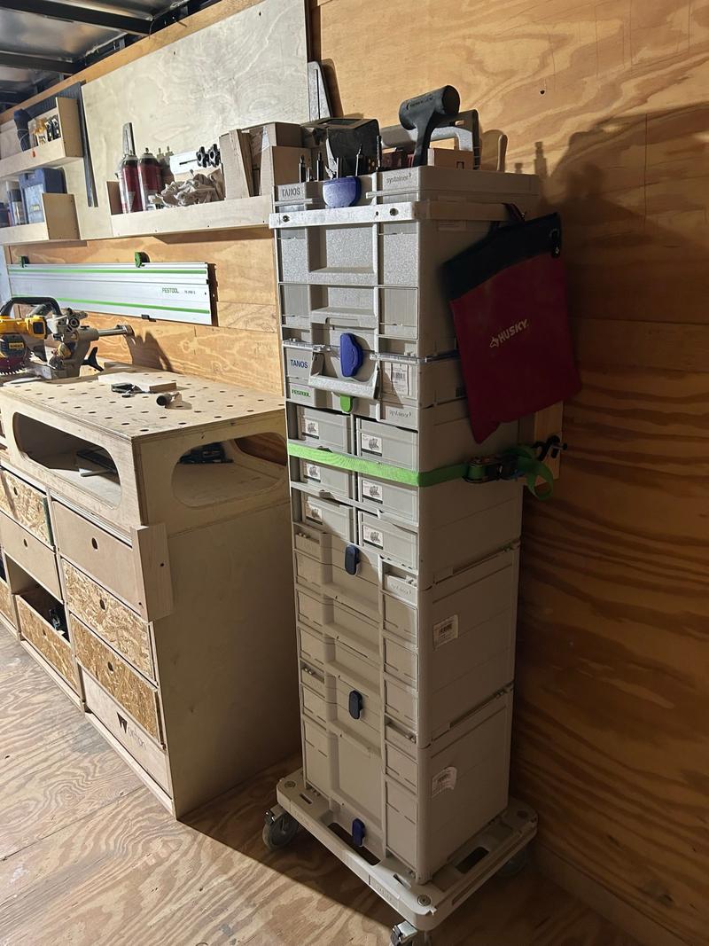 A Mobile Cabinet Installation Cart